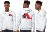 PALSNPAWS/Bella Canvas mid weight Full zip hoodie/3739