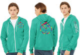 SHAPECAMP/Bella Canvas mid weight Full zip hoodie/3739