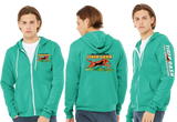 TIGERDASH/Bella Canvas mid weight Full zip hoodie/3739
