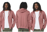 Sun26/Bella Canvas mid weight Full zip hoodie/3739