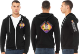 BADCLASS26/Bella Canvas mid weight Full zip hoodie/3739