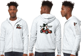 CHDASH26/Bella Canvas mid weight Full zip hoodie/3739