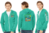 FIVE26/Bella Canvas mid weight Full zip hoodie/3739