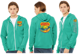 SWATDASH26/Bella Canvas mid weight Full zip hoodie/3739