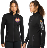 BADCLASS26/SportTek WOMEN SportWick Stretch Contrast FULL ZIP Jacket/LST853