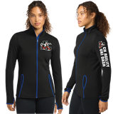 CHDASH26/SportTek WOMEN SportWick Stretch Contrast FULL ZIP Jacket/LST853