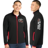 CHDASH26/SportTek SportWick Stretch Contrast FULL ZIP Jacket/ST853
