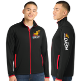 PPDASH26/SportTek SportWick Stretch Contrast FULL ZIP Jacket/ST853