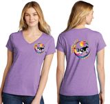 DAIRY26/Port  n Company Women's TriBlend V Neck Tee/LPC330V