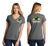FHTD/Port  n Company Women's TriBlend V Neck Tee/LPC330V