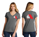 PALSNPAWS/Port  n Company Women's TriBlend V Neck Tee/LPC330V