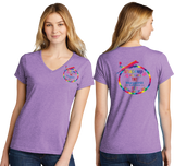 SHAPECAMP/Port  n Company Women's TriBlend V Neck Tee/LPC330V