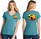 WCO26/Port  n Company Women's TriBlend V Neck Tee/LPC330V