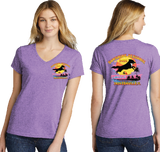 Sun26/Port  n Company Women's TriBlend V Neck Tee/LPC330V