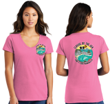 BTCLASS26/Port n Company Women V Neck Tee/LPC450V