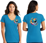 DAIRY26/Port n Company Women V Neck Tee/LPC450V