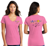 GAME26/Port n Company Women V Neck Tee/LPC450V