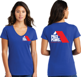 PALSNPAWS/Port n Company Women V Neck Tee/LPC450V
