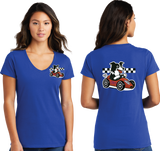 CHDASH26/Port n Company Women V Neck Tee/LPC450V