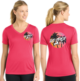 USO26/Sport Tek Women PosiCharge Competitor V Neck/LST353