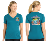 OCEAN25/Sport Tek Women PosiCharge Competitor V Neck/LST353