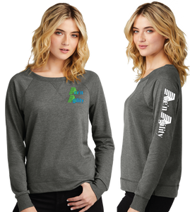 ACEN/Women Featherweight French Terry Long Sleeve Crewneck/DT672