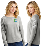 ACEN/Women Featherweight French Terry Long Sleeve Crewneck/DT672