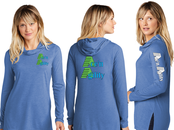 ACEN/Sport Tek Women TriBlend Wicking Long Sleeve Hoodie/LST406