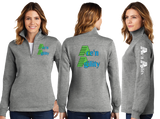 ACEN/Ladies 9oz Quarter Zip Sweatshirt/LST253