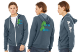 ACEN/Bella Canvas mid weight Full zip hoodie/3739