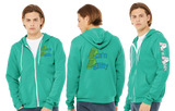 ACEN/Bella Canvas mid weight Full zip hoodie/3739