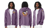 AGU/Bella Canvas mid weight Full zip hoodie/3739