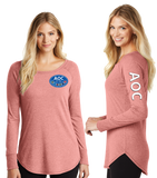 AOC/Women’s Perfect Tri Long Sleeve Tunic Tee/DT132L