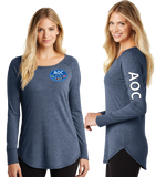 AOC/Women’s Perfect Tri Long Sleeve Tunic Tee/DT132L