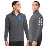 AOC/SportTek SportWick Stretch QTR Zip Pullover/ST850