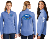 AOC/TriBlend Wicking Lightweight Quarter Zip Pullover/LST407