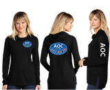 AOC/Sport Tek Women TriBlend Wicking Long Sleeve Hoodie/LST406