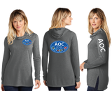 AOC/Sport Tek Women TriBlend Wicking Long Sleeve Hoodie/LST406