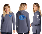 AOC/Sport Tek Women TriBlend Wicking Long Sleeve Hoodie/LST406