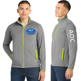 AOC/SportTek SportWick Stretch Contrast FULL ZIP Jacket/ST853