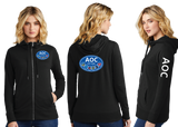 AOC/Women Featherweight French Terry Full Zip Hoodie/DT673