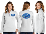AOC/Ladies 9oz Quarter Zip Sweatshirt/LST253/