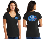 AOC/Port n Company Women V Neck Tee/LPC450V