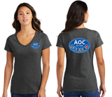 AOC/Port n Company Women V Neck Tee/LPC450V