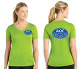 AOC/Sport Tek Women PosiCharge Competitor V Neck/LST353