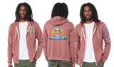 BADICE25/Bella Canvas mid weight Full zip hoodie/3739