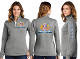 BADICE25/Ladies 9oz Quarter Zip Sweatshirt/LST253/