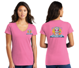 BADICE25/Port n Company Women V Neck Tee/LPC450V