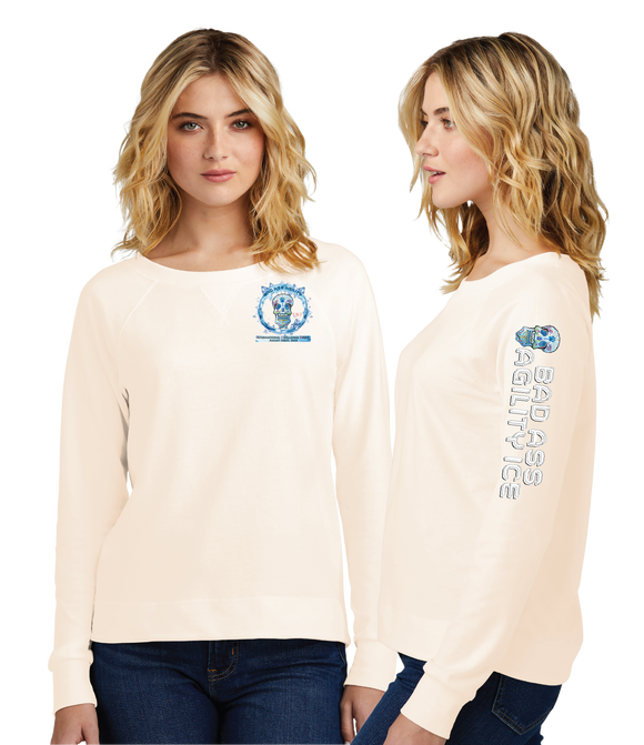 BAICE24/Women Featherweight French Terry Long Sleeve Crewneck/DT672