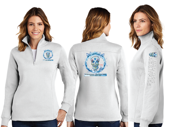 BAICE24/Ladies 9oz Quarter Zip Sweatshirt/LST253